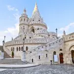 5 Things to do in Buda, Budapest. Image of inner courtyard area of Fisherman's Bastion