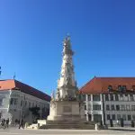 48 hours in Budapest. Image of a monument in the Castle District