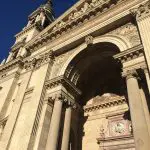 48 hours in Budapest. Image exterior close up of St Stephen's Basilica