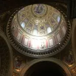 48 hours in Budapest. Image of the dome inside St Stephen's Basilica