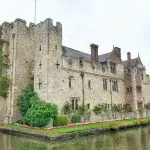 Hever Castle in Kent. Childhood home of Anne Boleyn. Surrounded my a moat & bridge