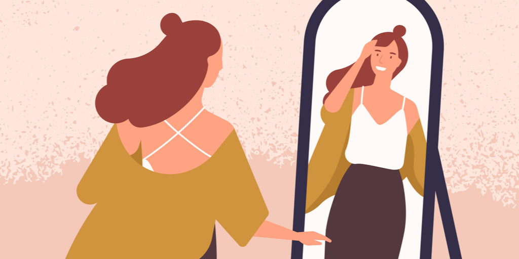 Self-acceptance starts with being content with who you are.