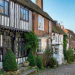 A cobbled street in Rye, Sussex UK