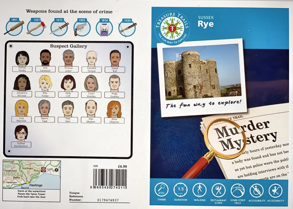A murder mystery treasure trail for Rye, UK