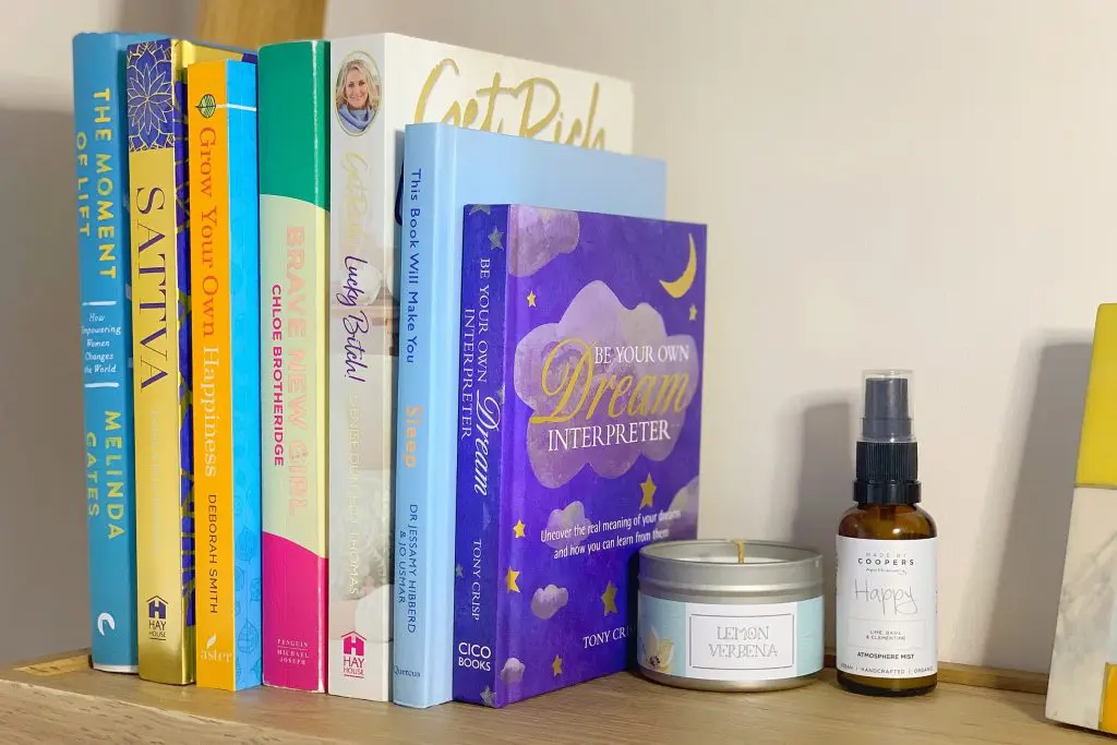 Self-Help Books received from WILDWOMAN self care subscription box