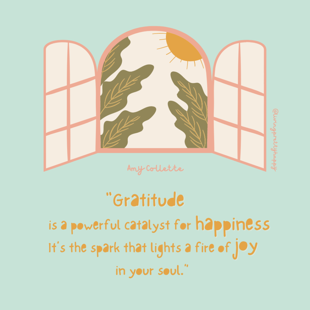 Gratitude quote Amy Collette