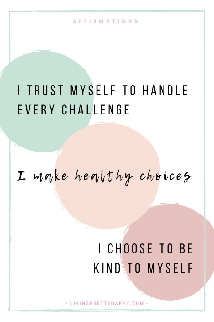 Positive affirmations to improve mindset and wellbeing #positiveaffirmations #affirmations #mantras Click to discover over 70 more FREE affirmations