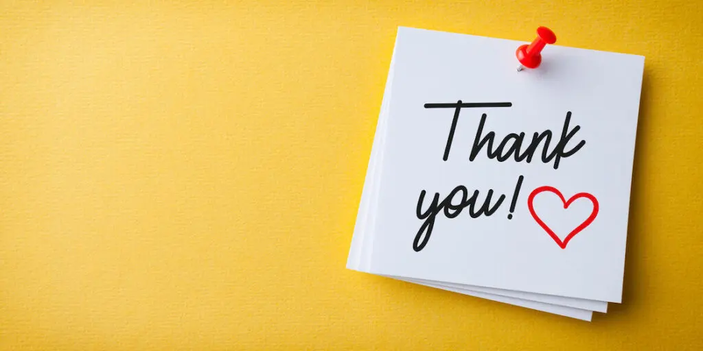A simple thank you can go a long way this World Gratitude Day