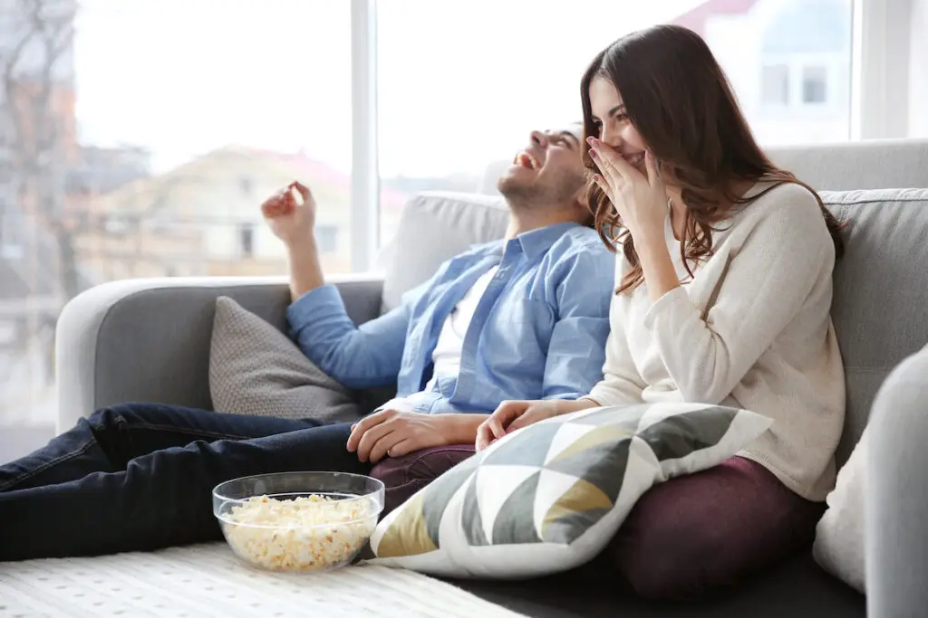 Watching something funny helps to capture the well-being benefits of laughter