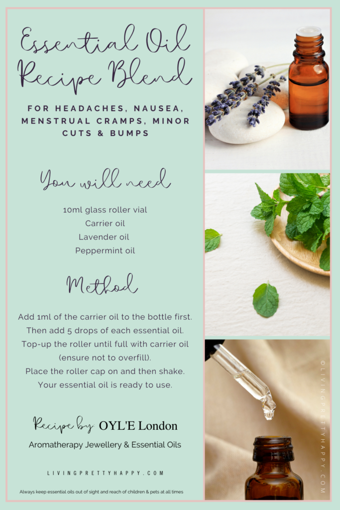 Essential Oil Recipe Blend for minor cuts, burns, period cramps, nausea, headaches and little bumps for a beginners guide to essential oils and top tips from an essential oil expert click the link #essentialoilblend #essentialoilrecipe #simpeessentialoilrecipe #aromatherapy #essentialoiltips #aromatherapyadvice