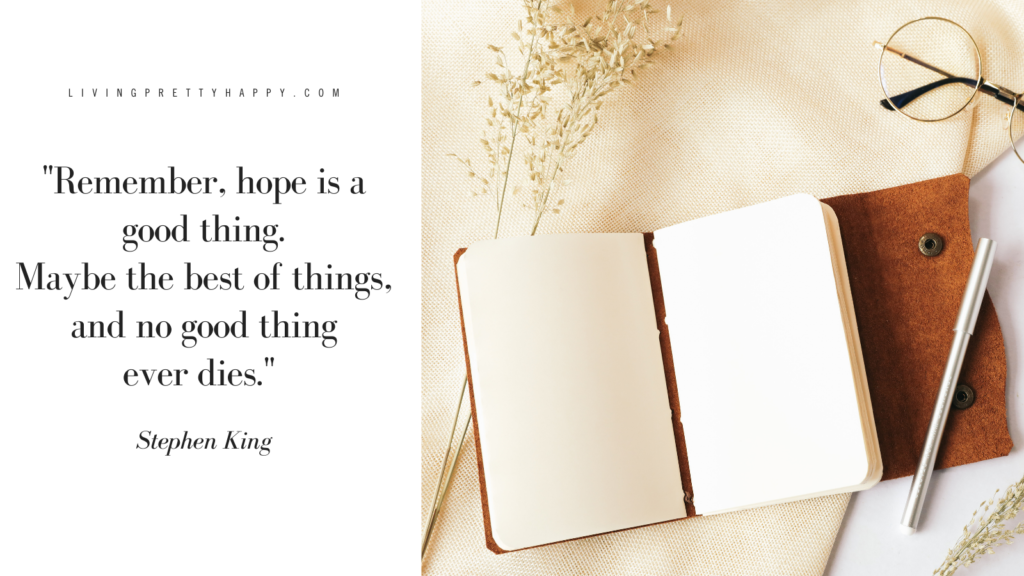 Stephen King quote about hope