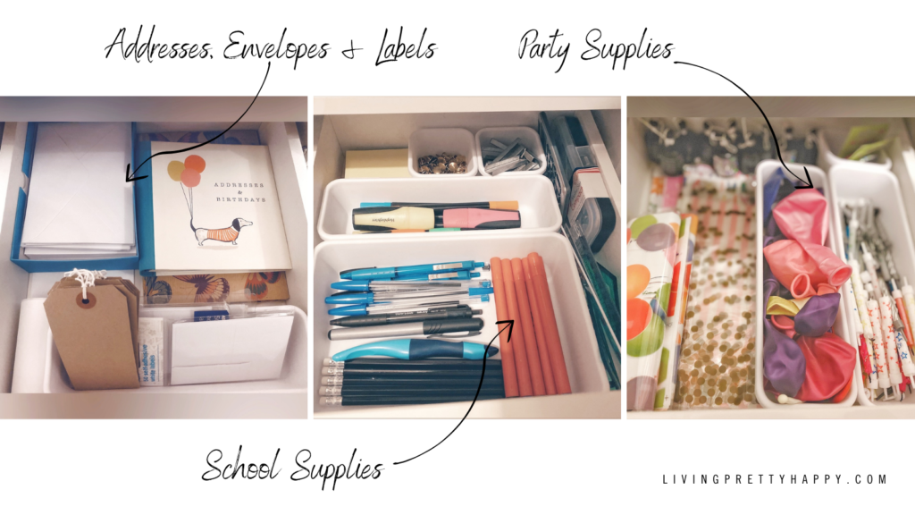 Declutter you life drawer organisation examples