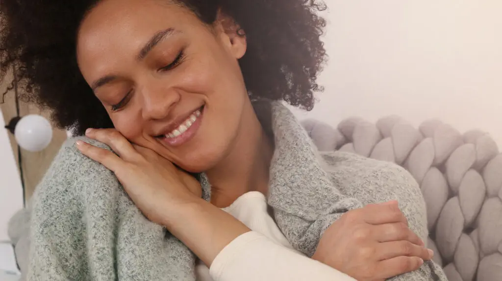 You can still unlock the many benefits of hugging from a self-hug