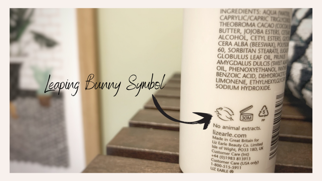 Look out for the Leaping Bunny Logo