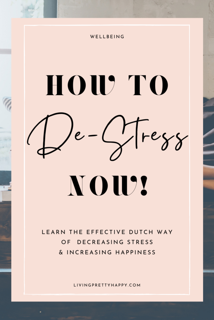 How to do Niksen The Dutch Art of Doing Nothing in order to decrease stress levels and increase your sense of well-being.  A helpful beginner's guide to all things Niksen #stressrelievingtips #wellness #niksen