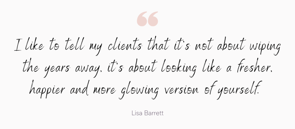 Lisa Barrett Face Yoga Quote 2