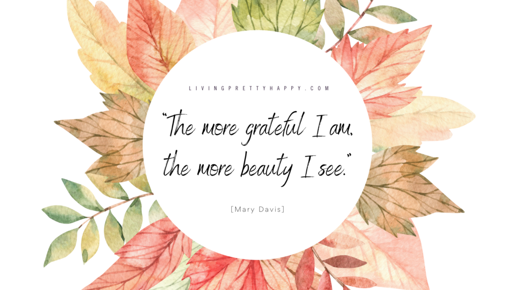 Mary Davis Gratitude Quote