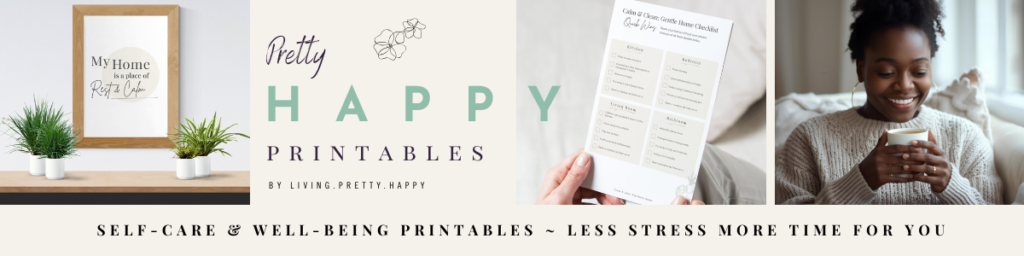 Pretty Happy Printables Etsy Store Well-being printables