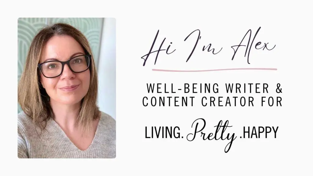 Image of Alex Grace from Livingprettyhappy.com well-being writer and content creator for living pretty happy