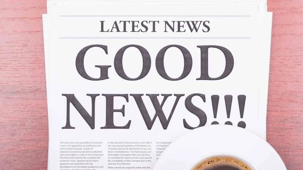 positive news to balance out negative news