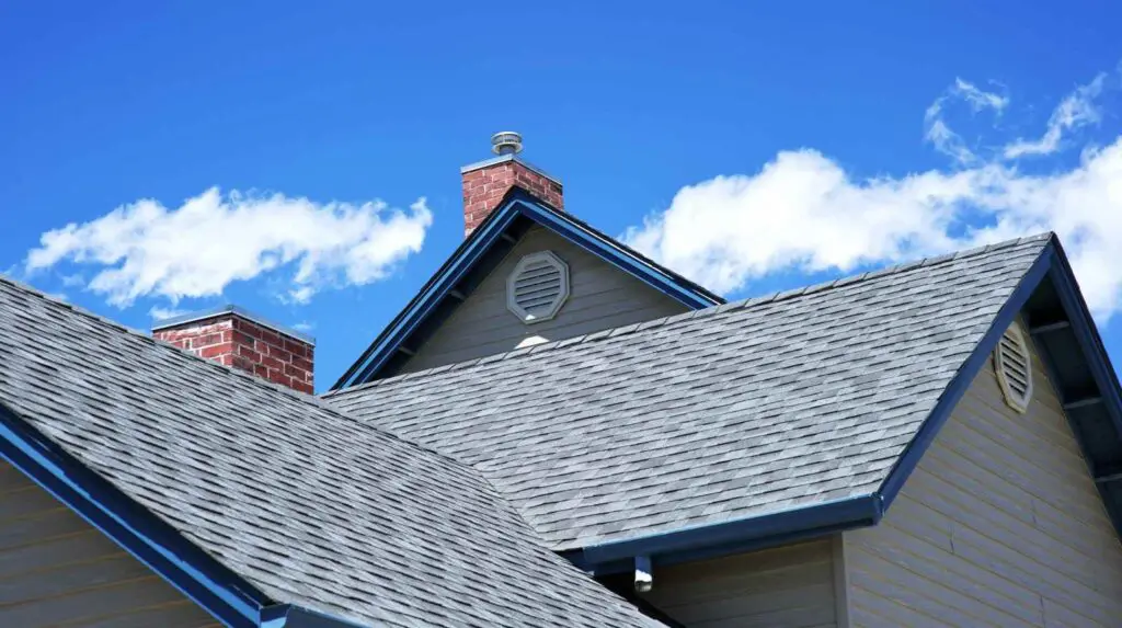 Roof of a midwestern home