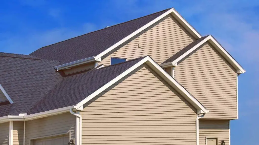 Siding on mid-western home