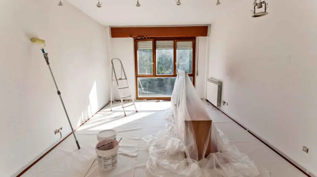 Keeping everything well protected in a home is a benefit of using professional painting services