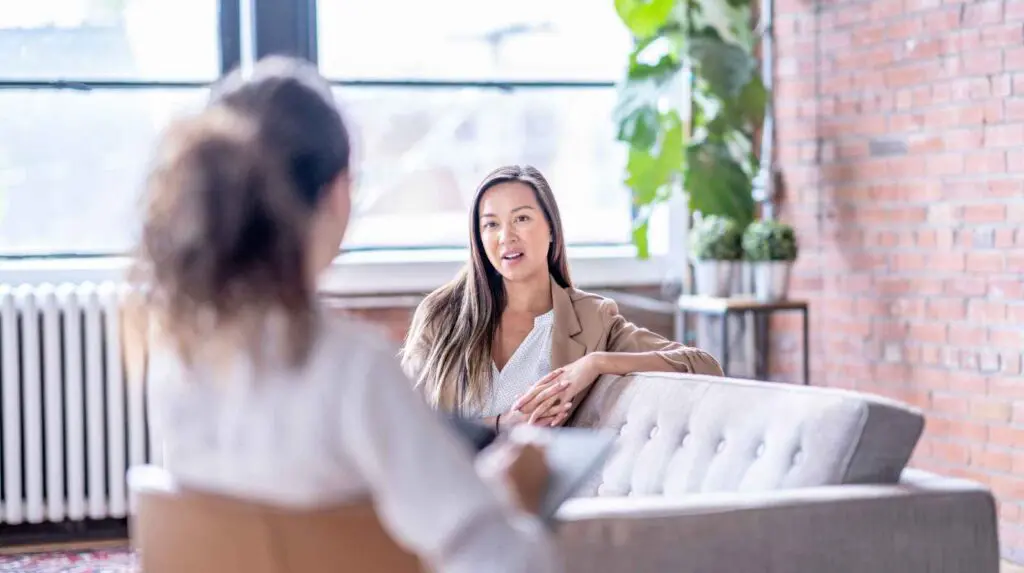 Woman in therapy