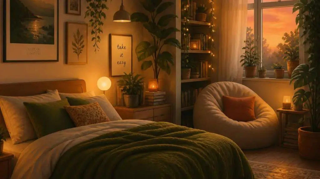 cosy bedroom environment to aid better sleep