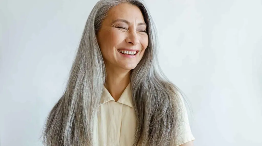 Happy and Healthy Middle aged woman