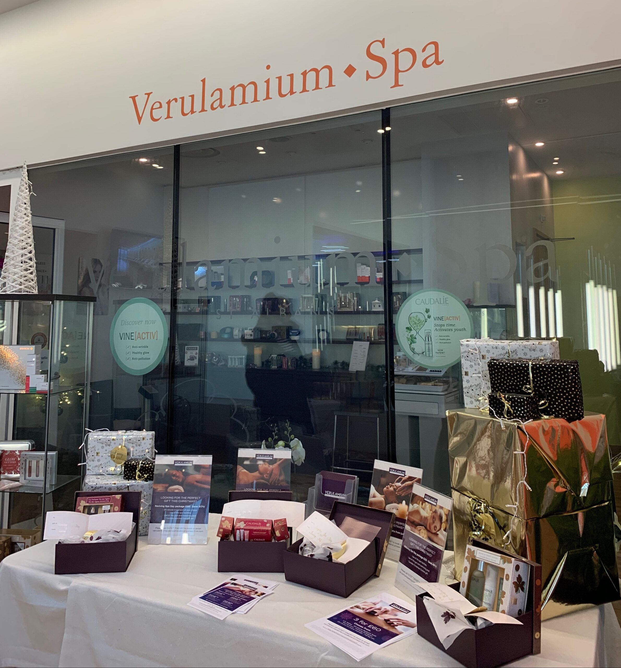 The rise of the leisure centre day spa (Verulamium Spa, St Albans) Image of Entrance to Verulamium Spa, St Alban's