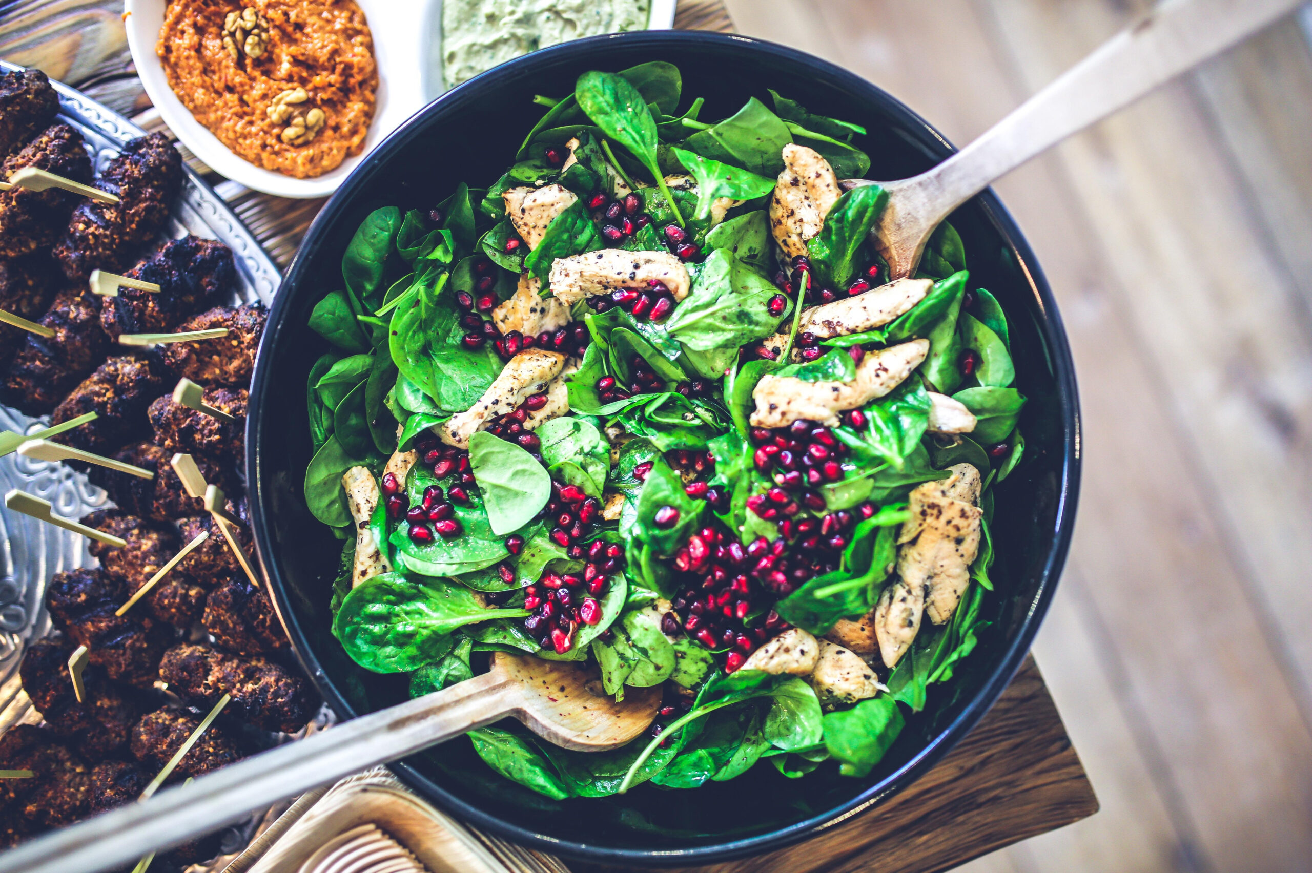 Sleep well: How to win at sleeping! (and why you should want to). How to get a better night's sleep. Image of a chicken salad