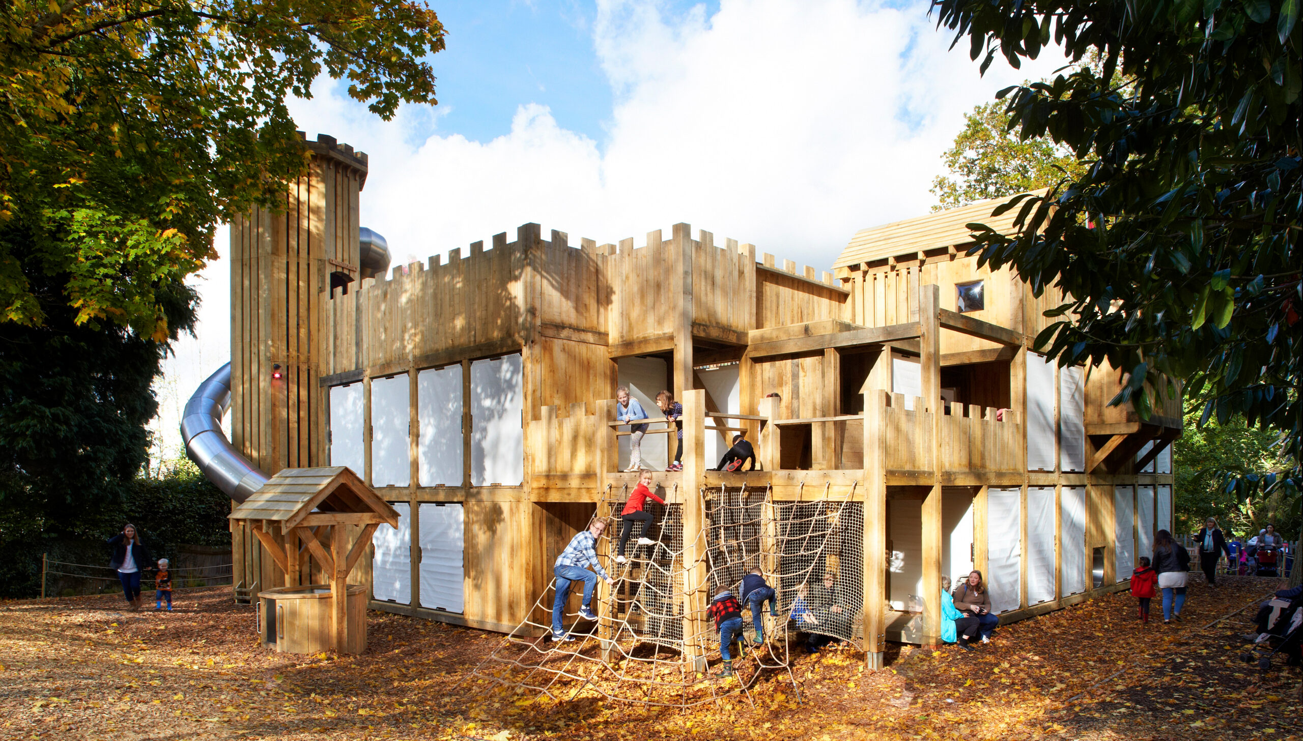 Tudor Towers play area at Hever Castle