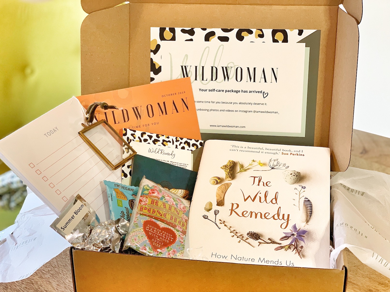 My latest self-care package