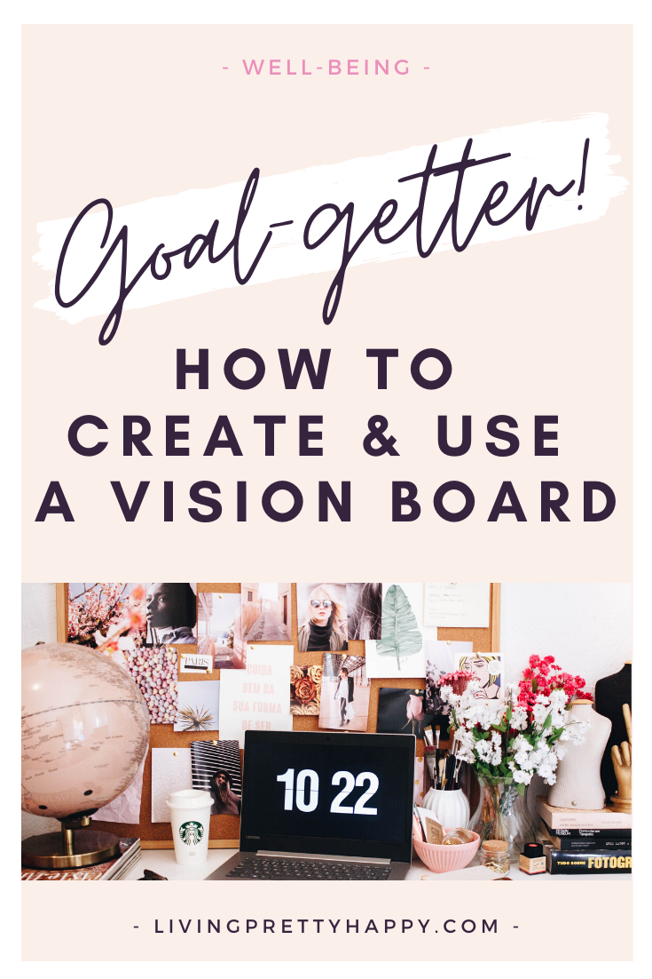 How to create & use a vision board. What is a vision board? Why should you use one? How to create an effective one & also how to use it to maximum effect. #visionboards #lifehacks #dreamboard #lifehacks