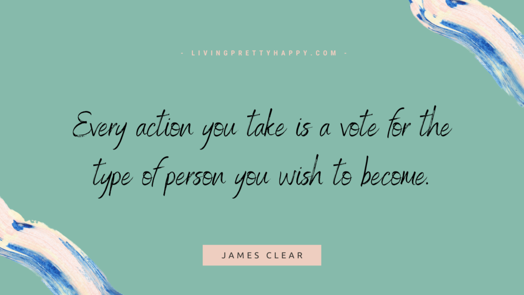James Clear motivational quote
