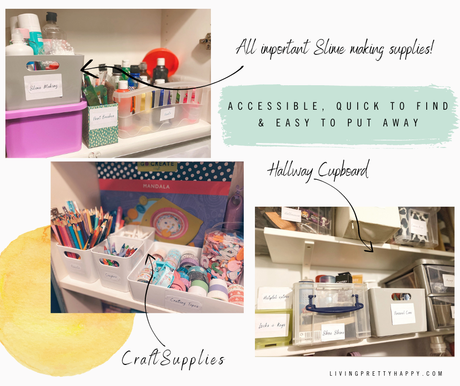 declutter your life examples of reorganised cupboards