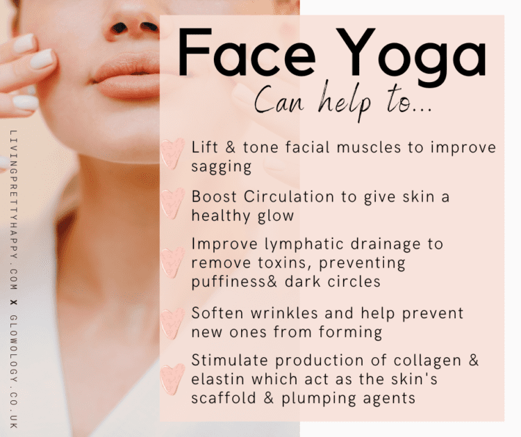 Face Yoga For Glowing Skin: A Helpful Introduction - Living.Pretty.Happy