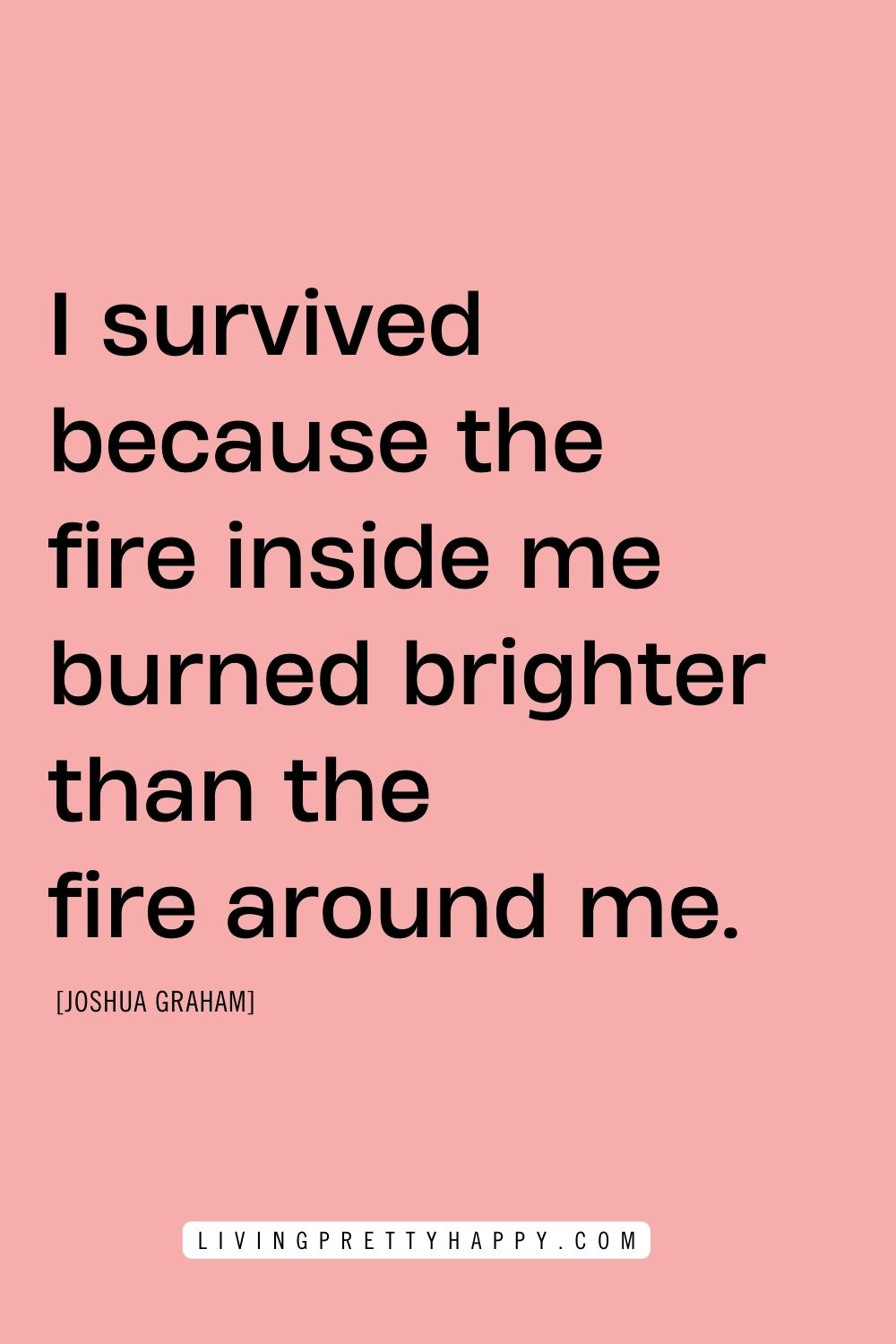 Joshua Graham Quote
