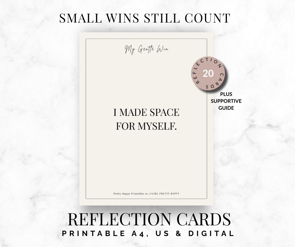 20 Gentle Wins Printable Reflection Cards